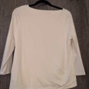 Tahari Elegant Cream Blouse